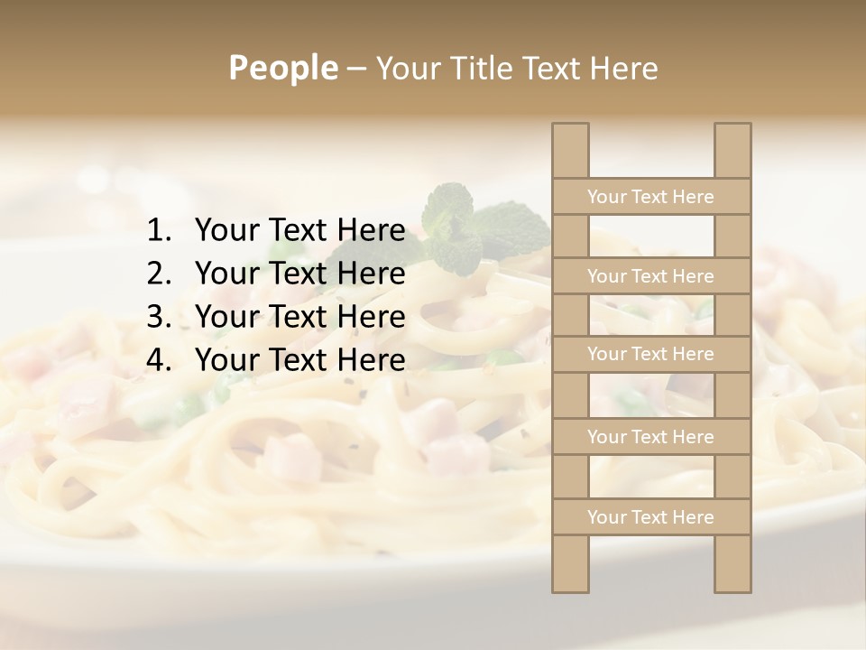 Italian Pasta Food And Drink Pasta Sauce PowerPoint Template