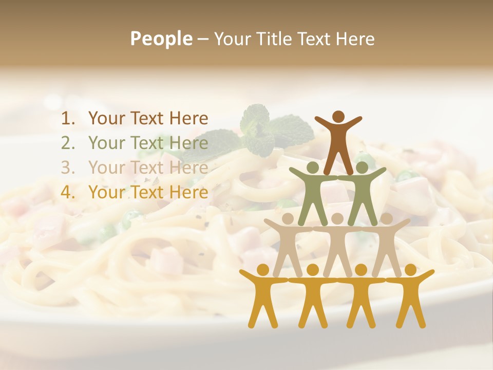 Italian Pasta Food And Drink Pasta Sauce PowerPoint Template
