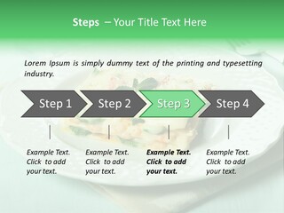 Pasta Sauce Italian Cuisine Food Background PowerPoint Template