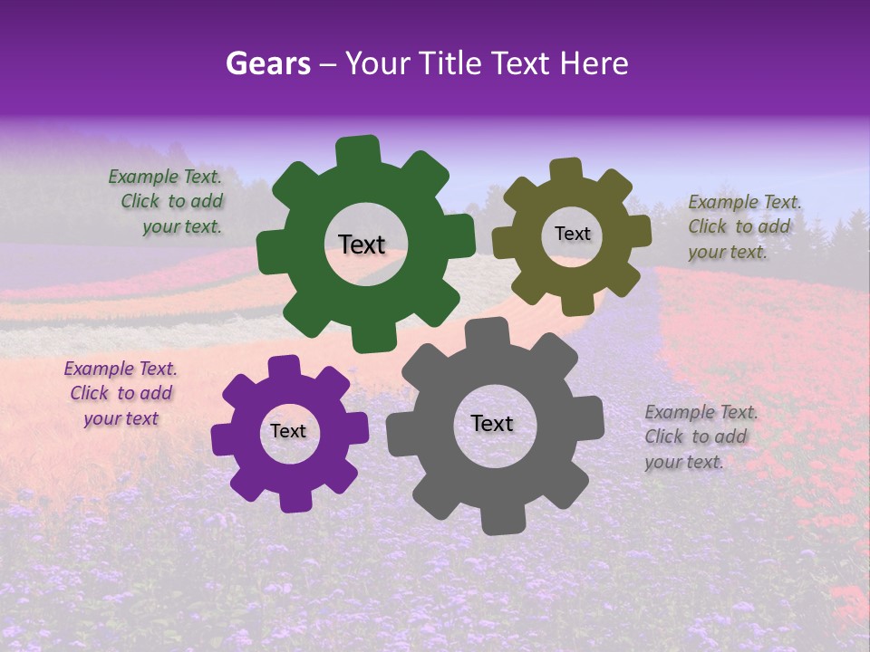 Leisure Construction Toy PowerPoint Template