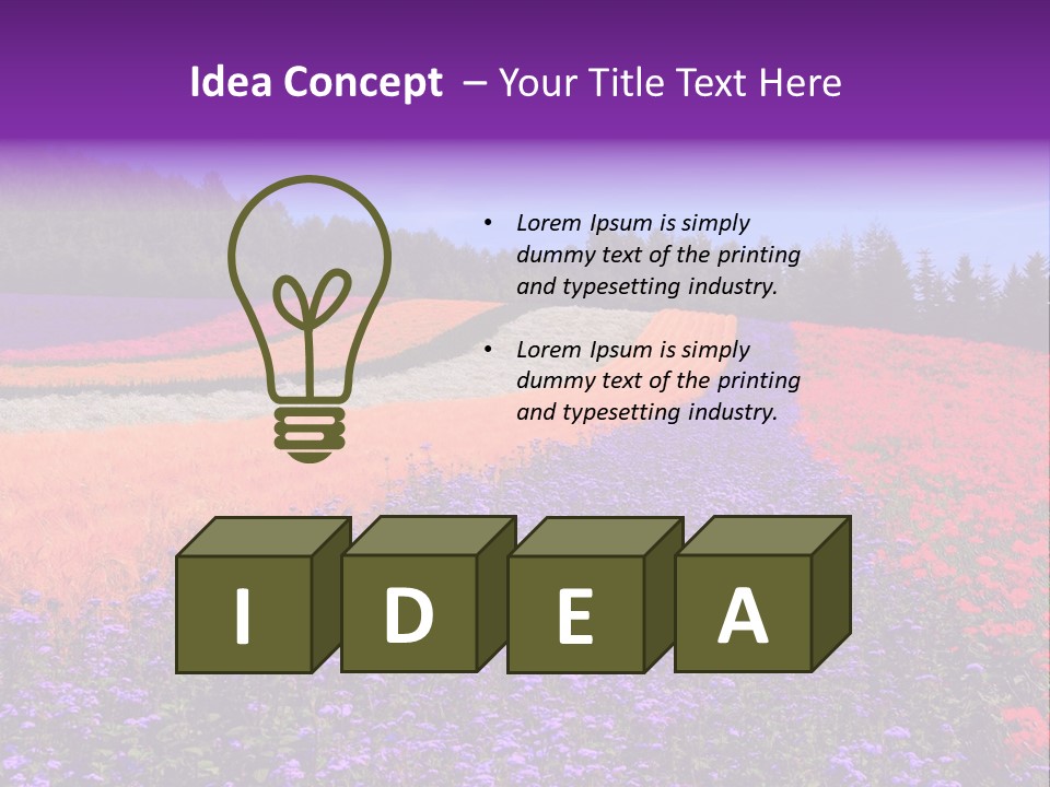 Leisure Construction Toy PowerPoint Template