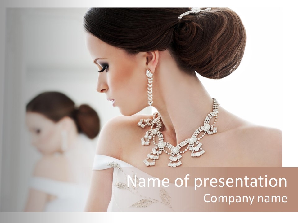 People Gown Attractive PowerPoint Template