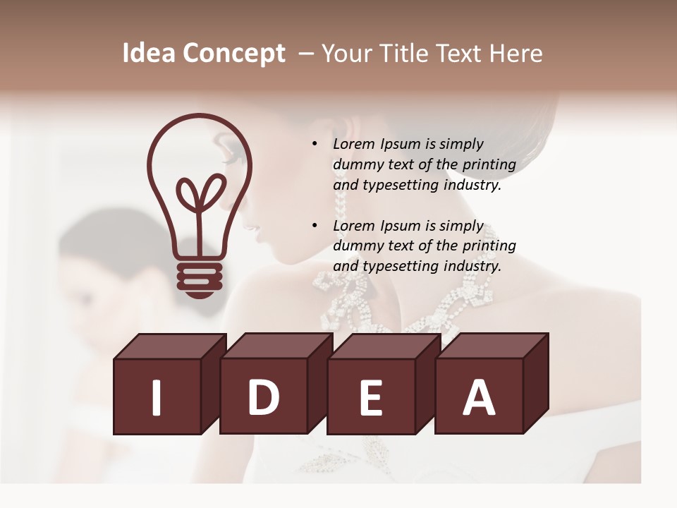 People Gown Attractive PowerPoint Template