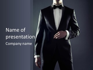 Male Lifestyles Executive PowerPoint Template