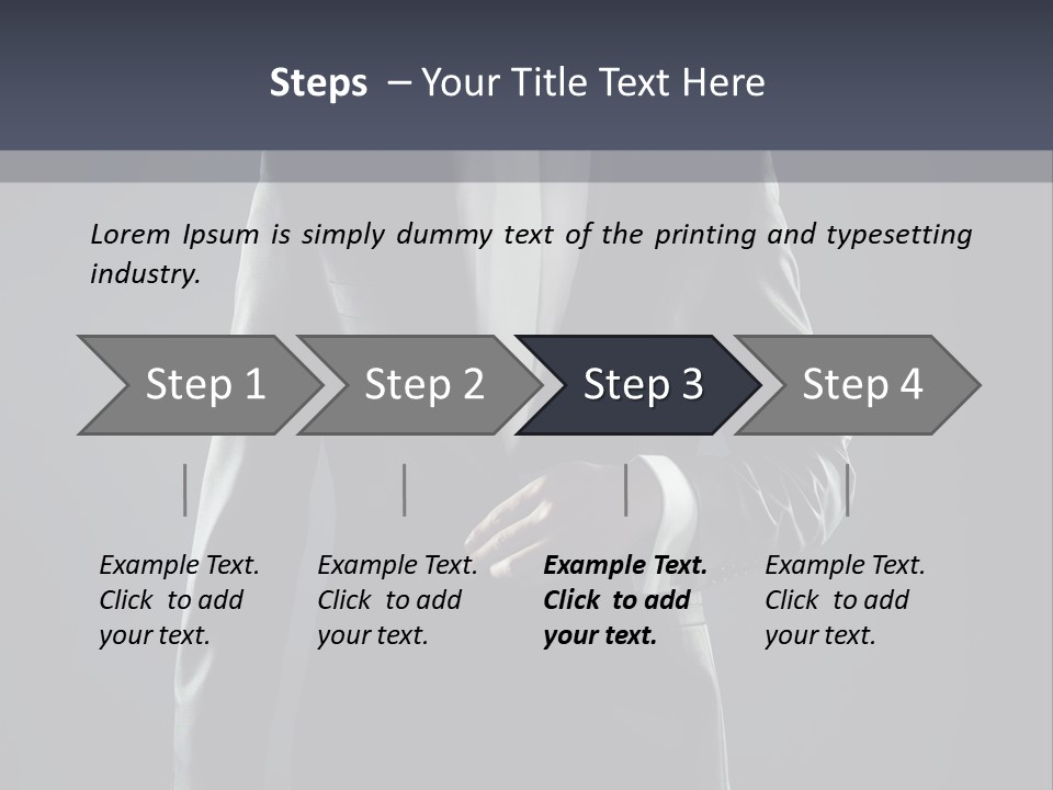 Male Lifestyles Executive PowerPoint Template