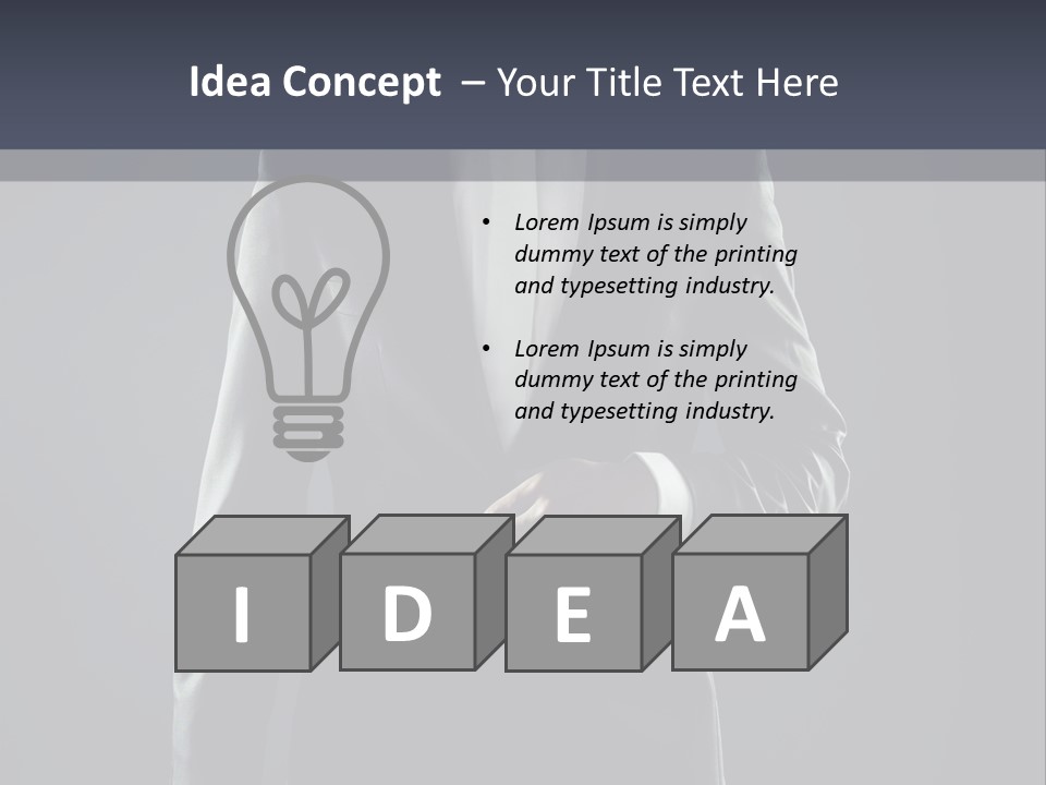 Male Lifestyles Executive PowerPoint Template