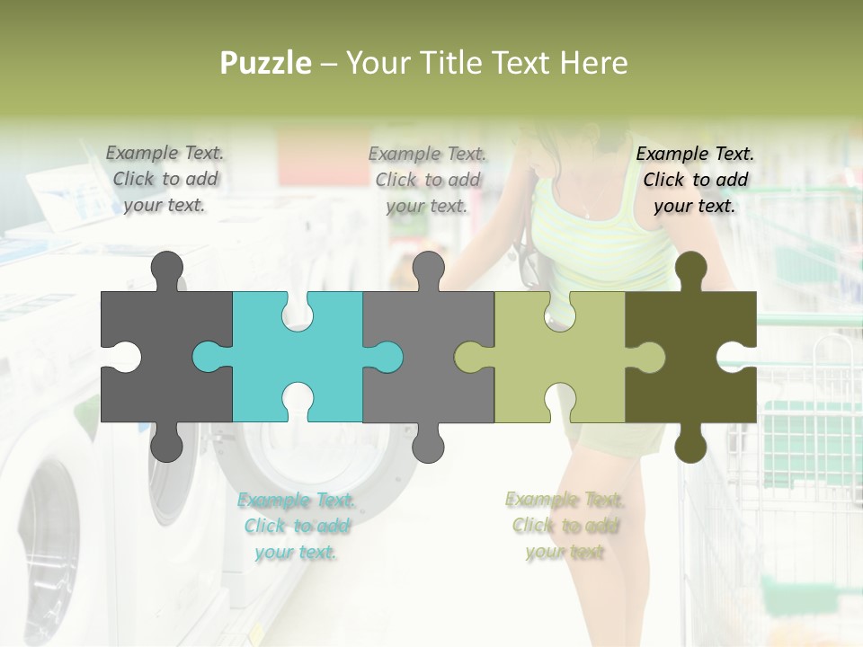 Retail Shopping Candid PowerPoint Template