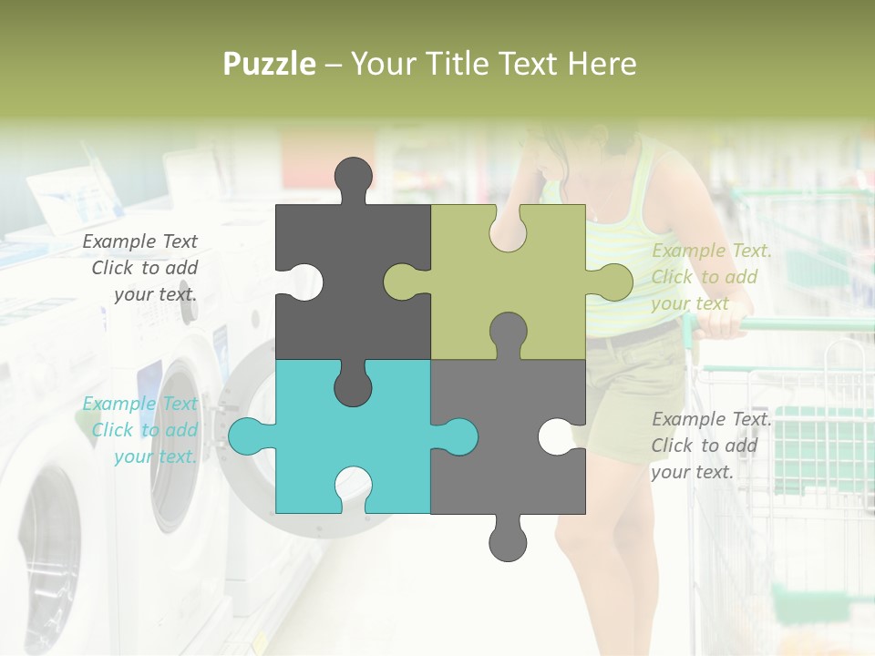 Retail Shopping Candid PowerPoint Template