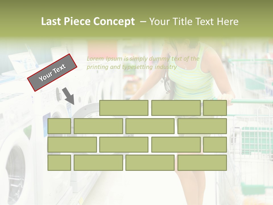Retail Shopping Candid PowerPoint Template