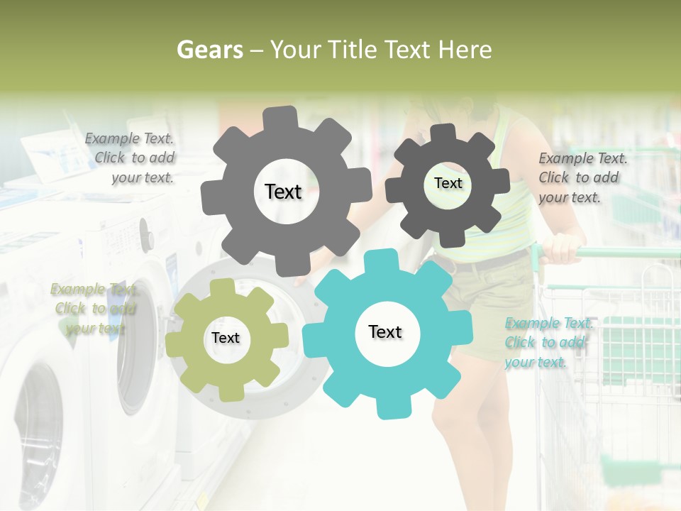 Retail Shopping Candid PowerPoint Template