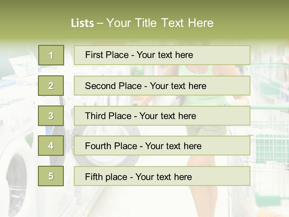 Retail Shopping Candid PowerPoint Template