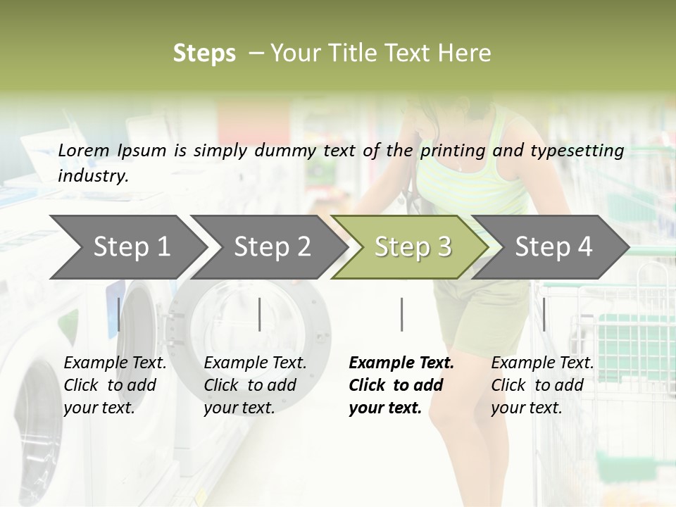 Retail Shopping Candid PowerPoint Template