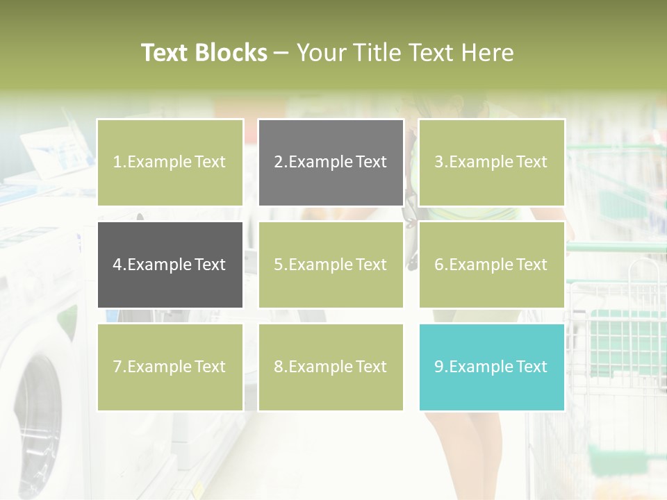 Retail Shopping Candid PowerPoint Template