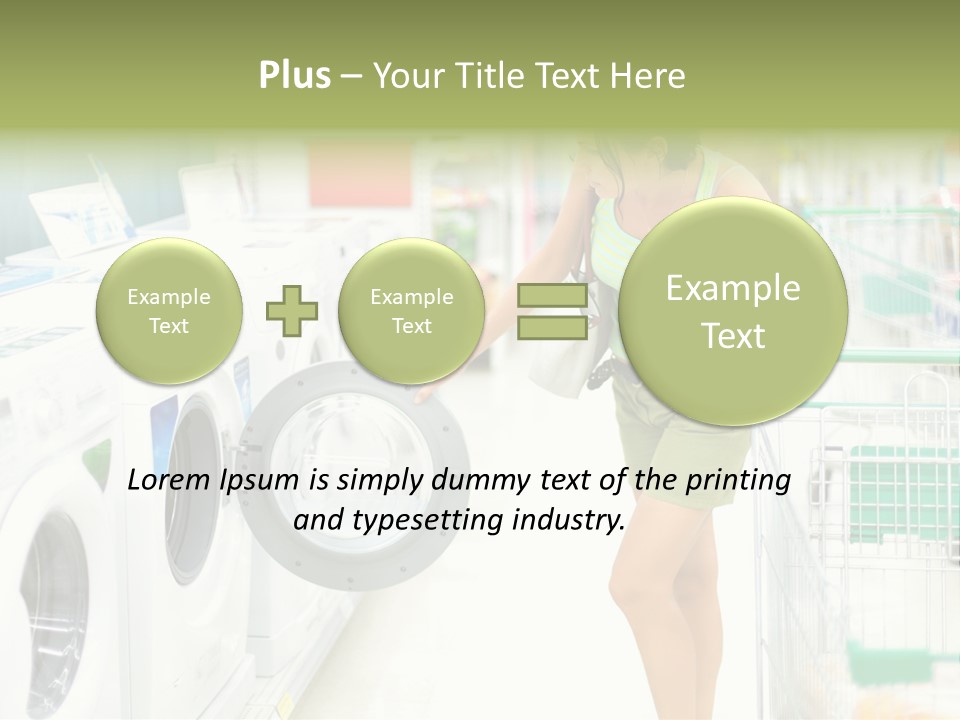 Retail Shopping Candid PowerPoint Template