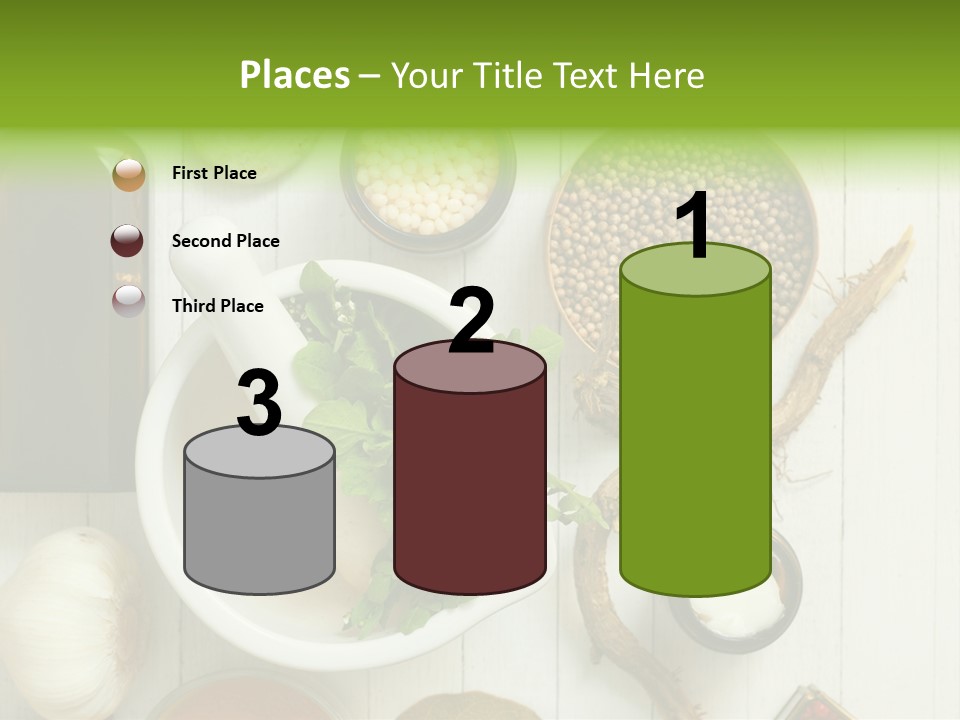 Table Condiment Jar PowerPoint Template
