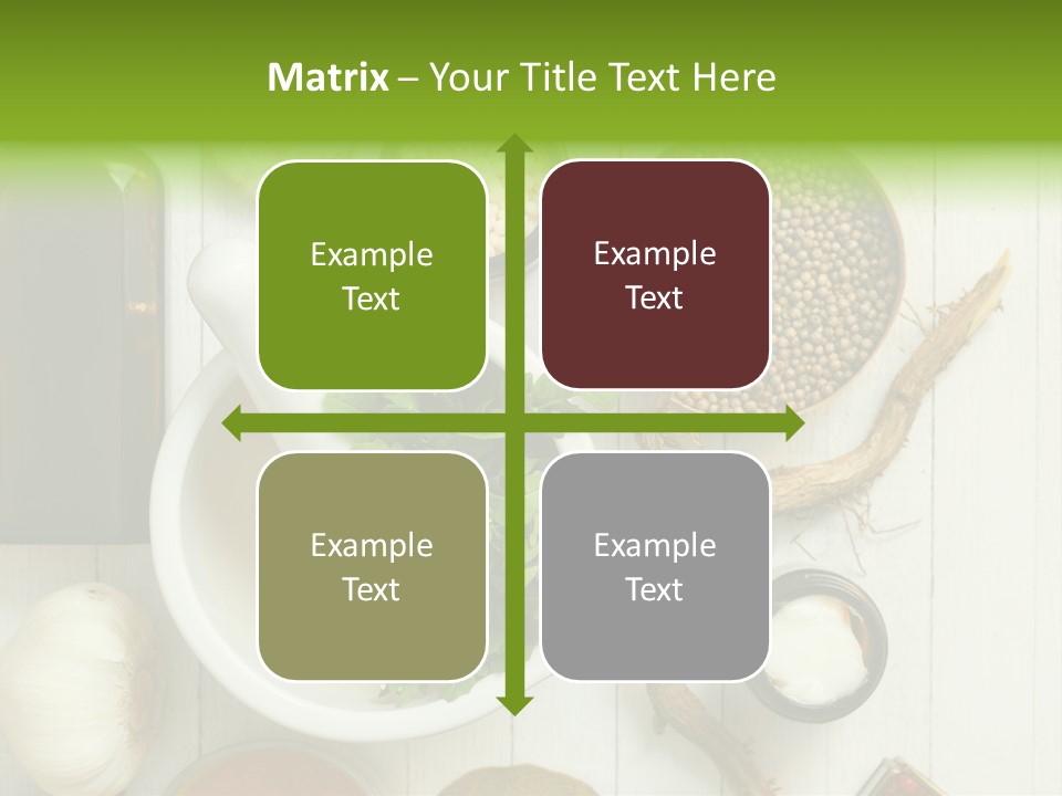 Table Condiment Jar PowerPoint Template