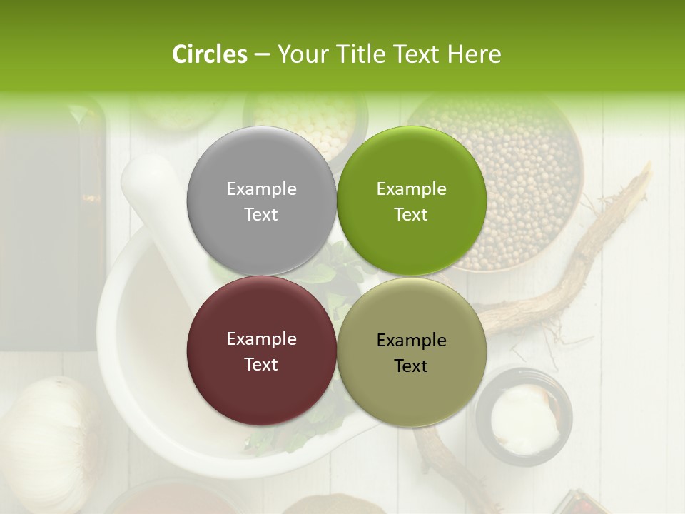 Table Condiment Jar PowerPoint Template