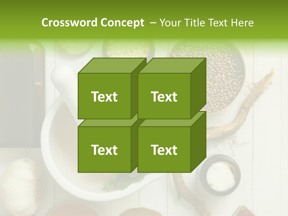 Table Condiment Jar PowerPoint Template