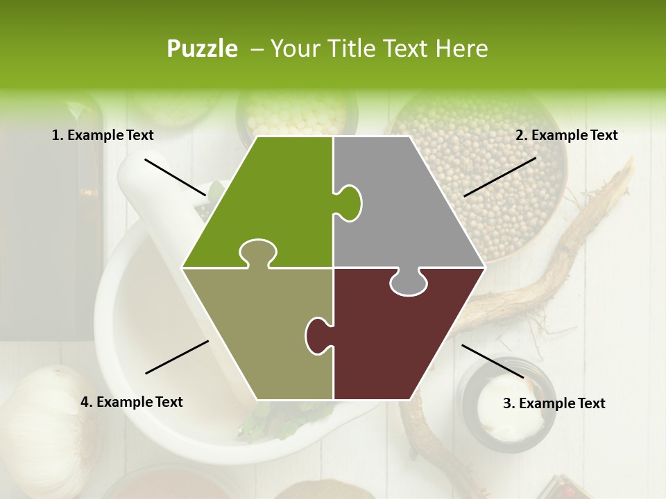 Table Condiment Jar PowerPoint Template