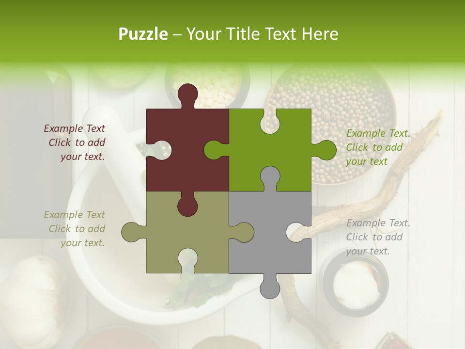 Table Condiment Jar PowerPoint Template