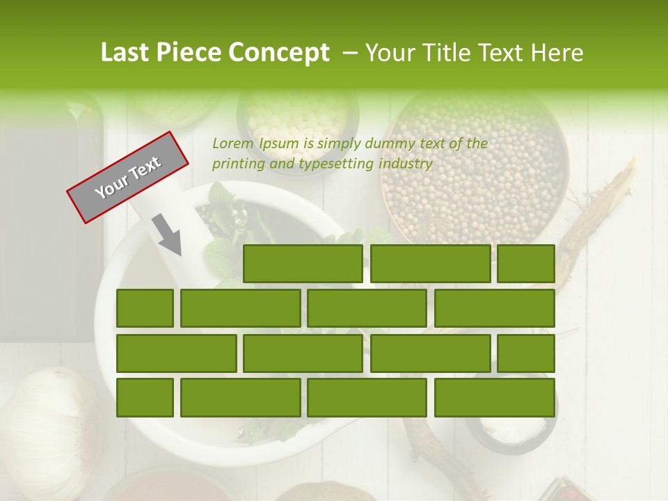 Table Condiment Jar PowerPoint Template