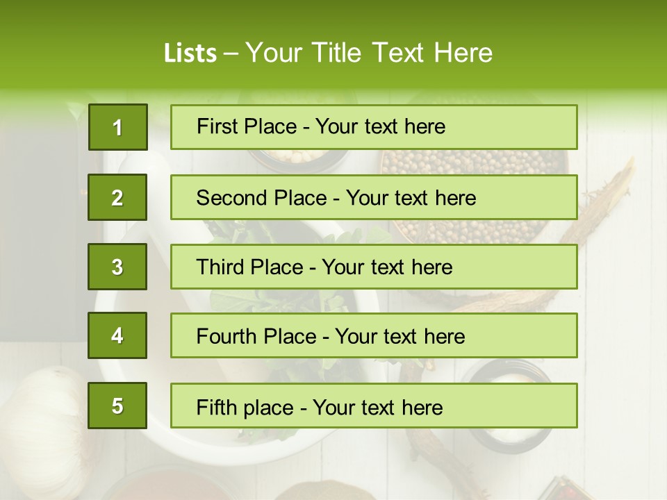 Table Condiment Jar PowerPoint Template