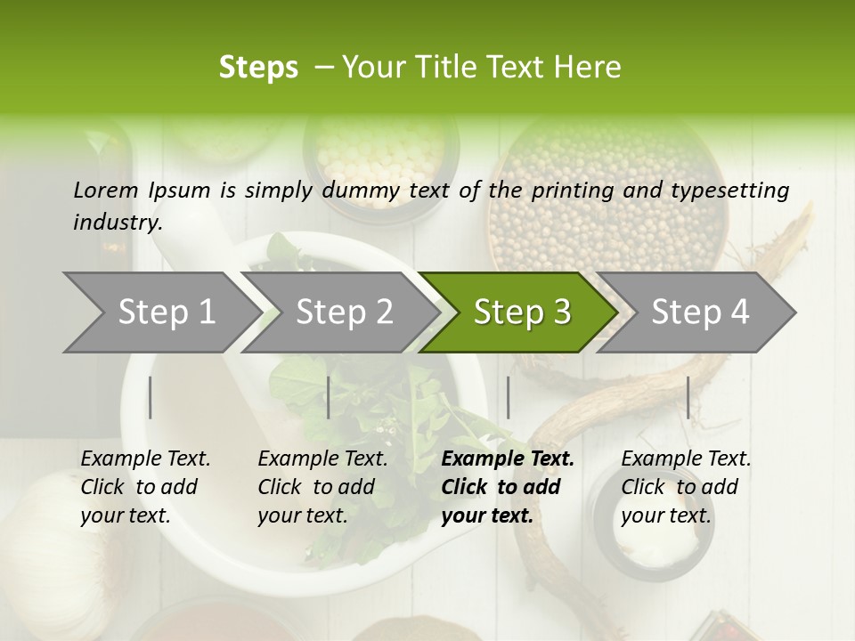 Table Condiment Jar PowerPoint Template