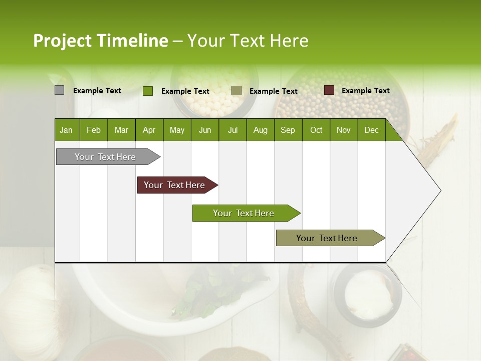 Table Condiment Jar PowerPoint Template