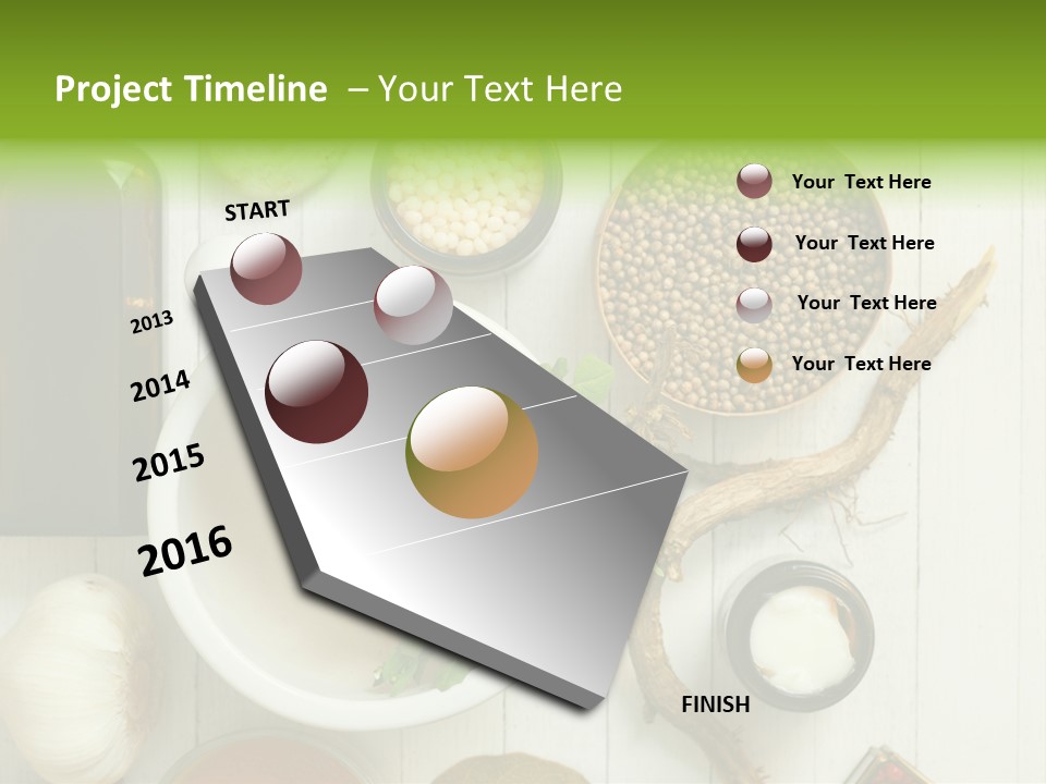 Table Condiment Jar PowerPoint Template