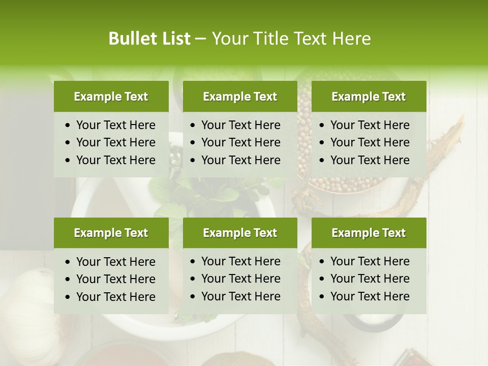 Table Condiment Jar PowerPoint Template
