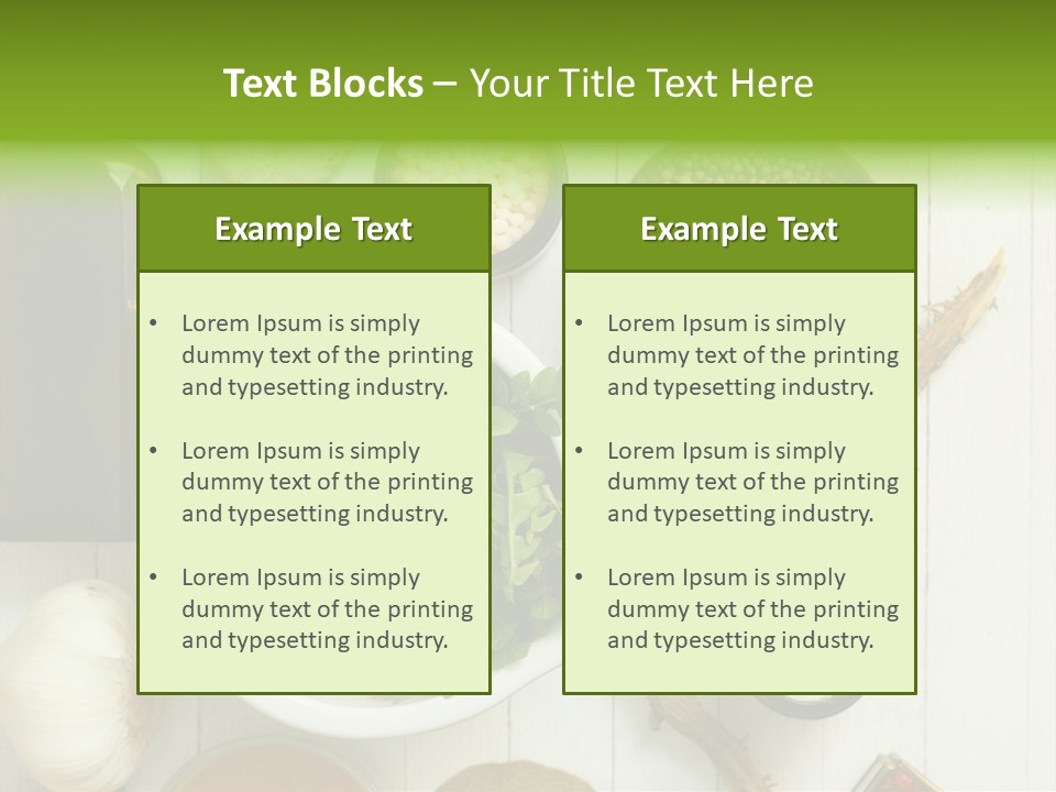 Table Condiment Jar PowerPoint Template