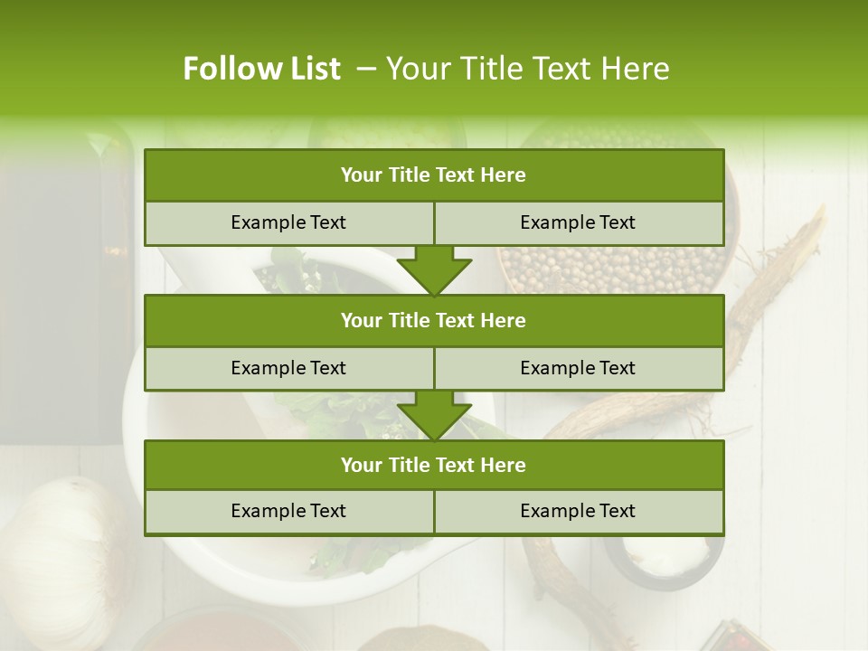 Table Condiment Jar PowerPoint Template