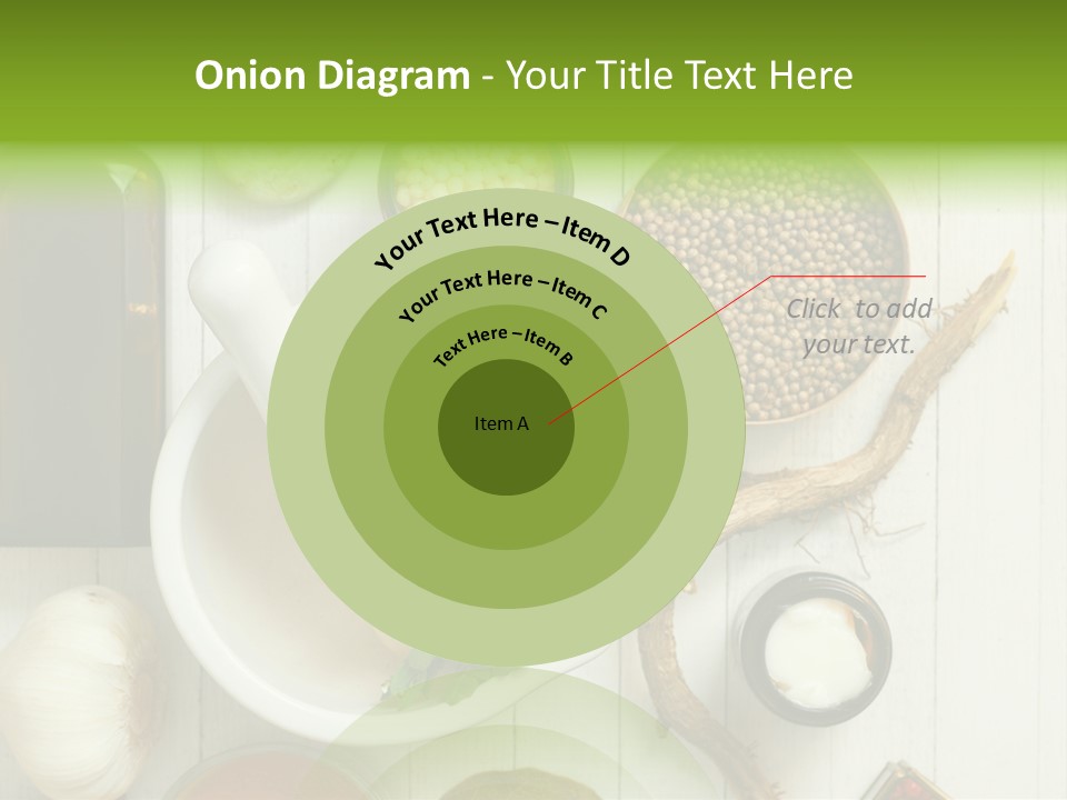 Table Condiment Jar PowerPoint Template