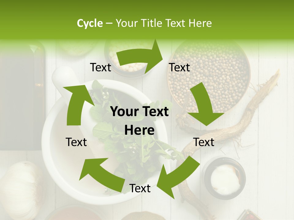 Table Condiment Jar PowerPoint Template