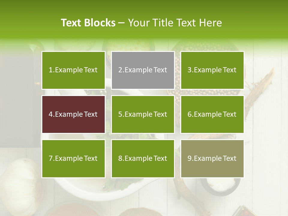Table Condiment Jar PowerPoint Template
