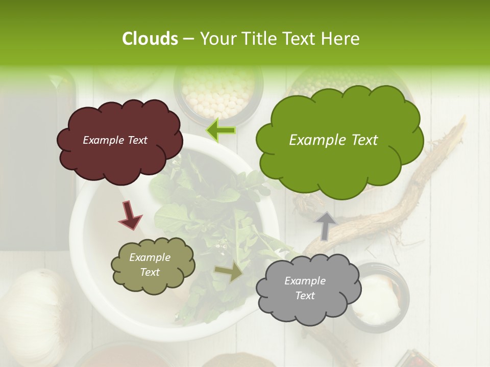 Table Condiment Jar PowerPoint Template