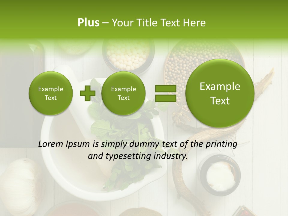 Table Condiment Jar PowerPoint Template