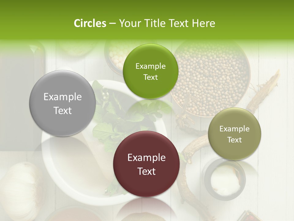 Table Condiment Jar PowerPoint Template