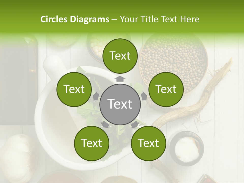 Table Condiment Jar PowerPoint Template