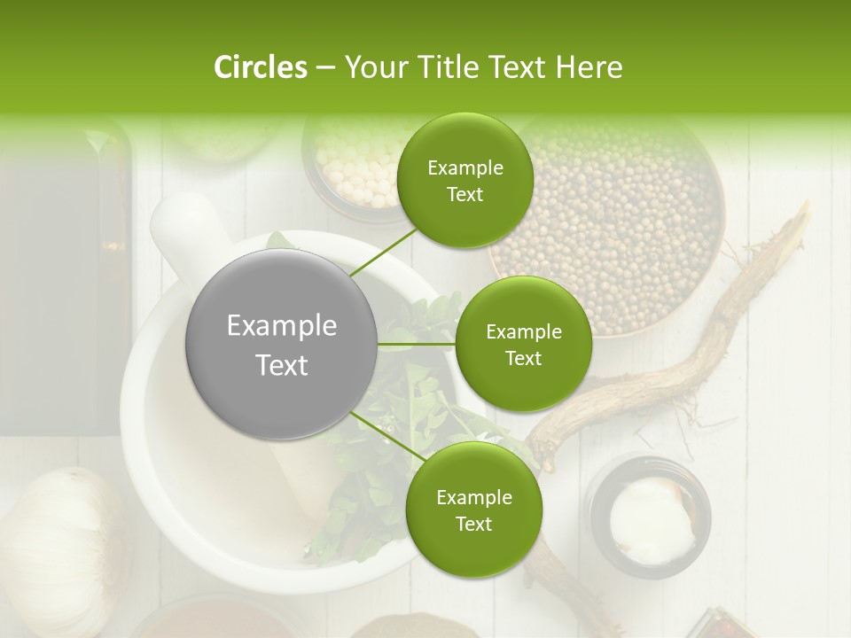 Table Condiment Jar PowerPoint Template