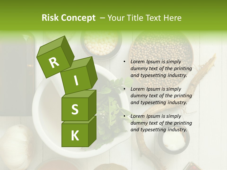 Table Condiment Jar PowerPoint Template