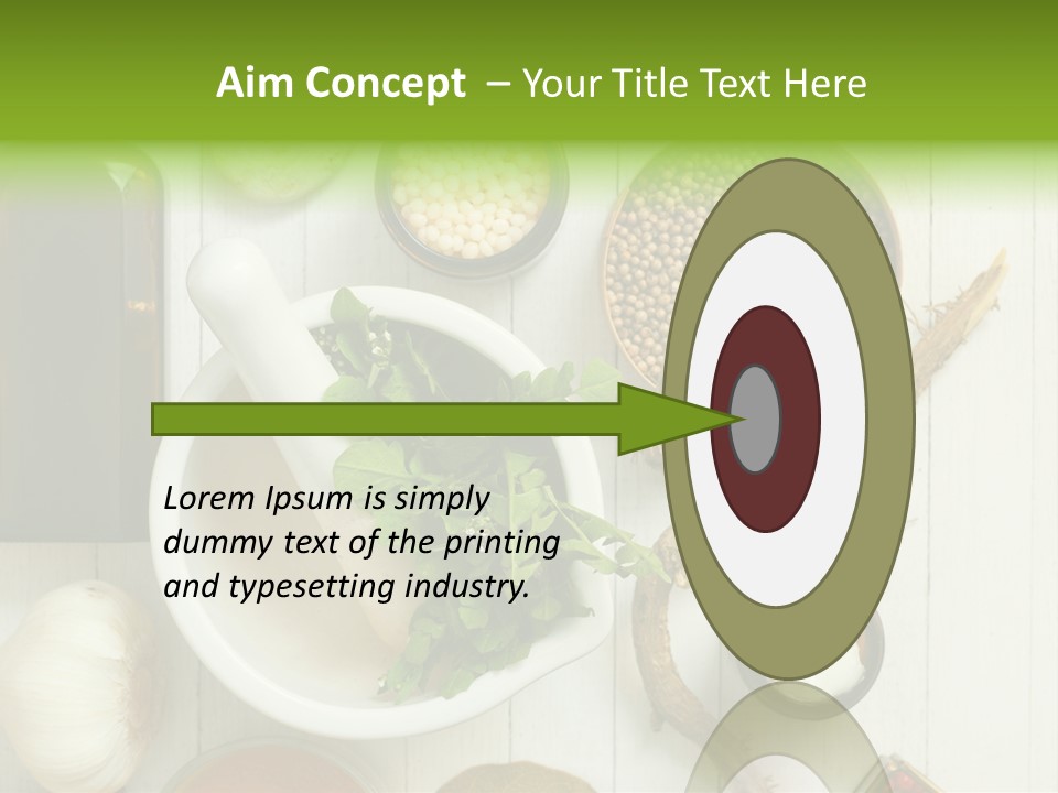 Table Condiment Jar PowerPoint Template
