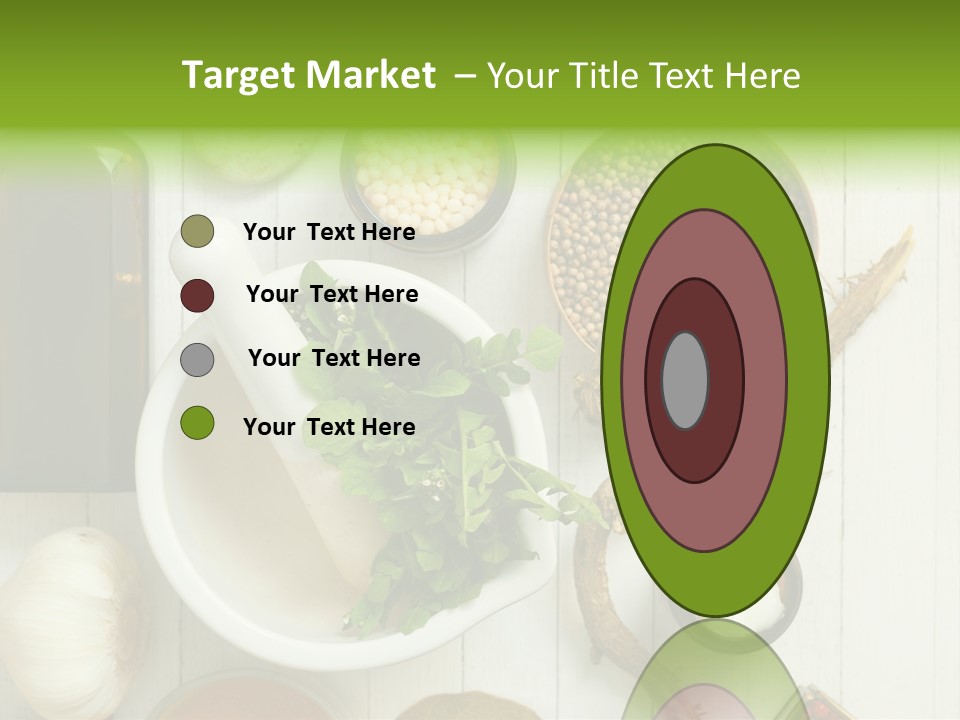 Table Condiment Jar PowerPoint Template