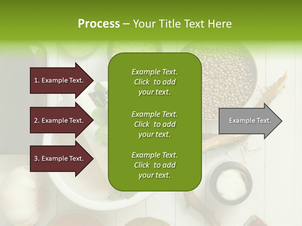 Table Condiment Jar PowerPoint Template
