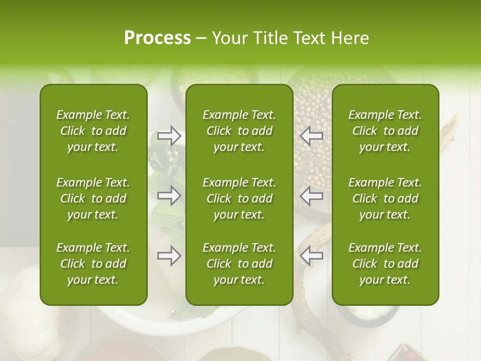 Table Condiment Jar PowerPoint Template