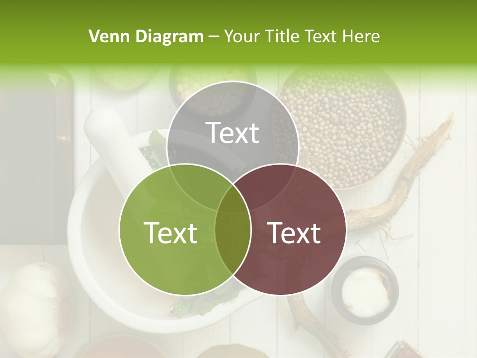 Table Condiment Jar PowerPoint Template