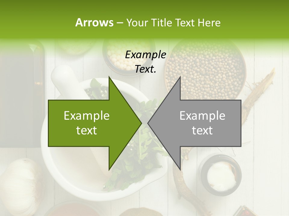 Table Condiment Jar PowerPoint Template