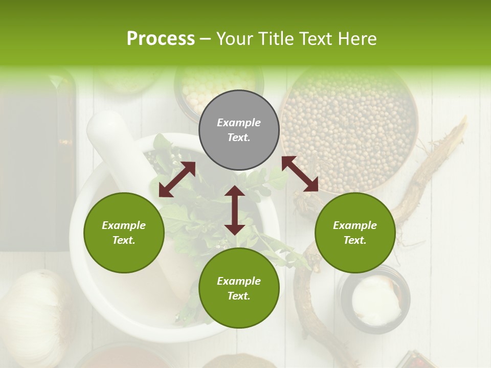 Table Condiment Jar PowerPoint Template