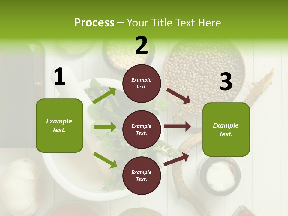 Table Condiment Jar PowerPoint Template