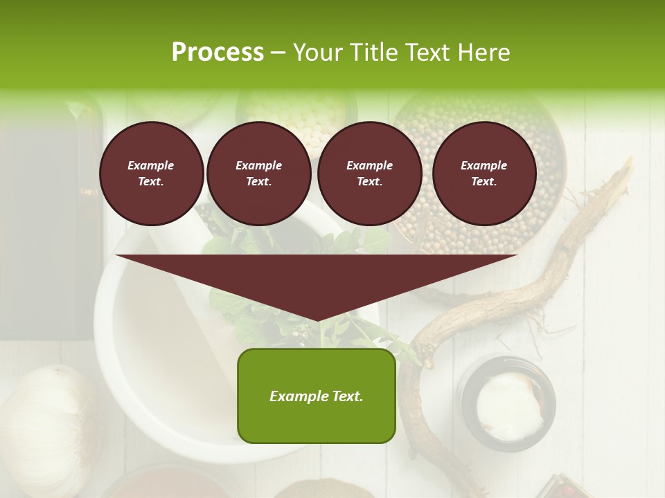 Table Condiment Jar PowerPoint Template